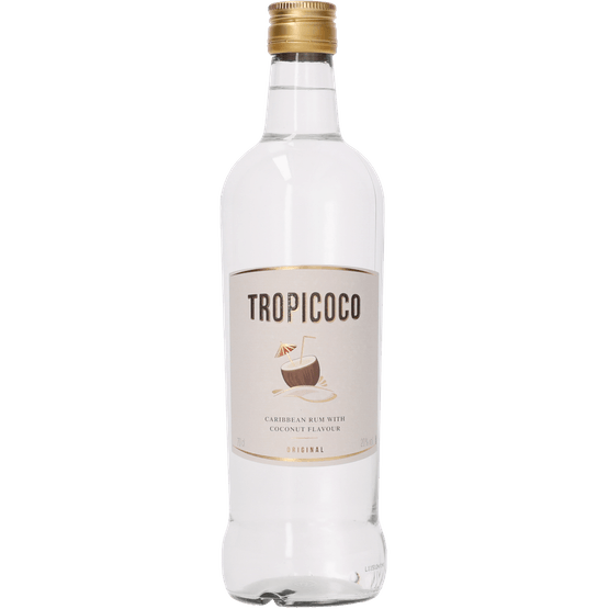 Foto van Rum op witte achtergrond