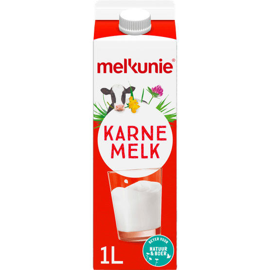 Foto van Melkunie Karnemelk op witte achtergrond