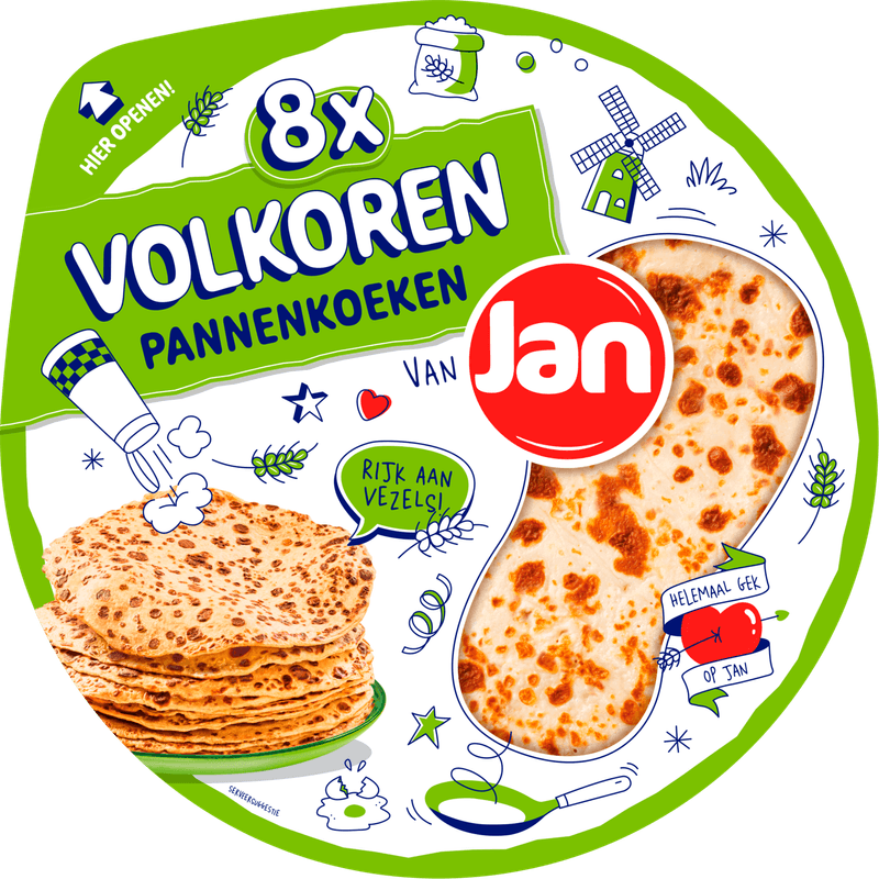 Jan Volkoren pannenkoeken