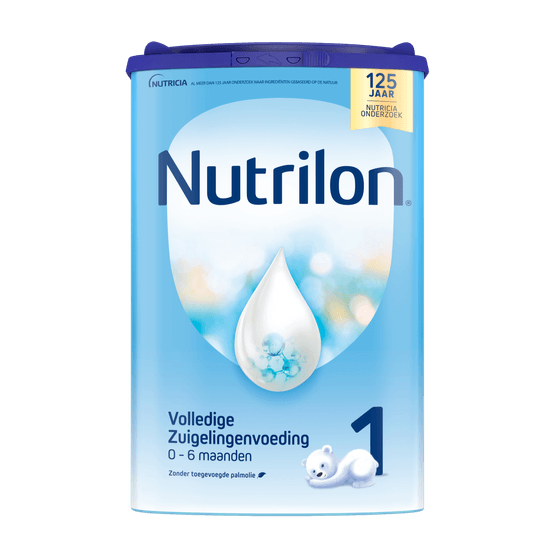 Foto van Nutrilon 1 Zuigelingenvoeding 0-6 Maanden op witte achtergrond
