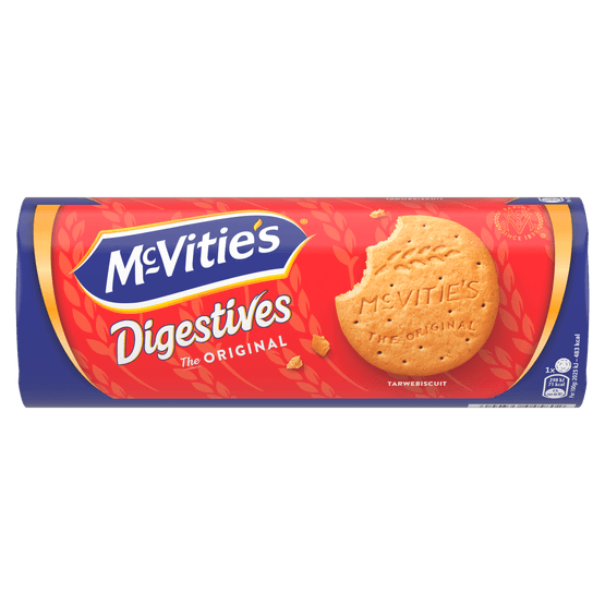 Foto van McVitie's Digestive original op witte achtergrond