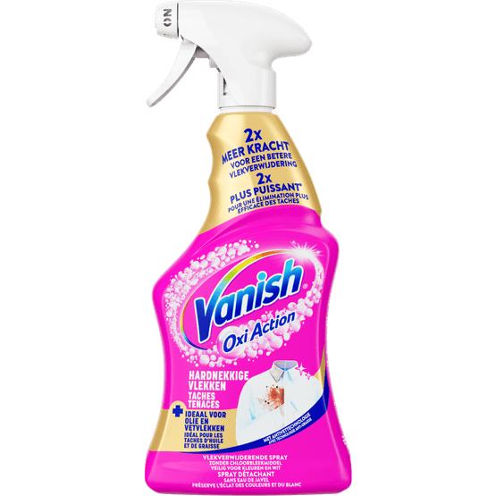 Foto van Vanish Oxi action vlekverwijderaar trigger op witte achtergrond