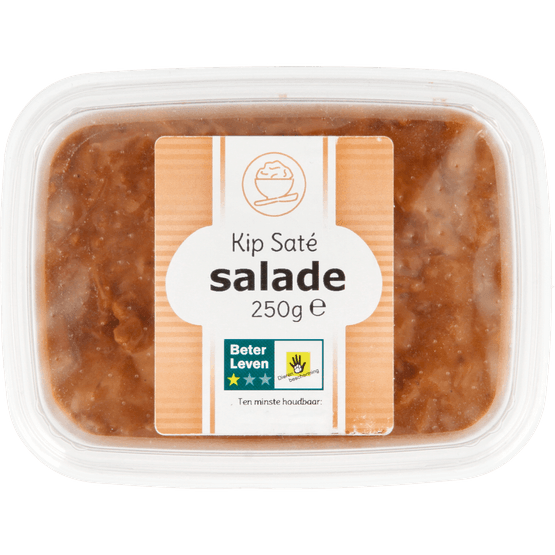 Foto van Menken Salade kipsate op witte achtergrond