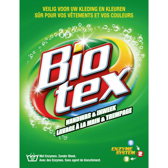 Foto van Biotex Handwas groen op witte achtergrond
