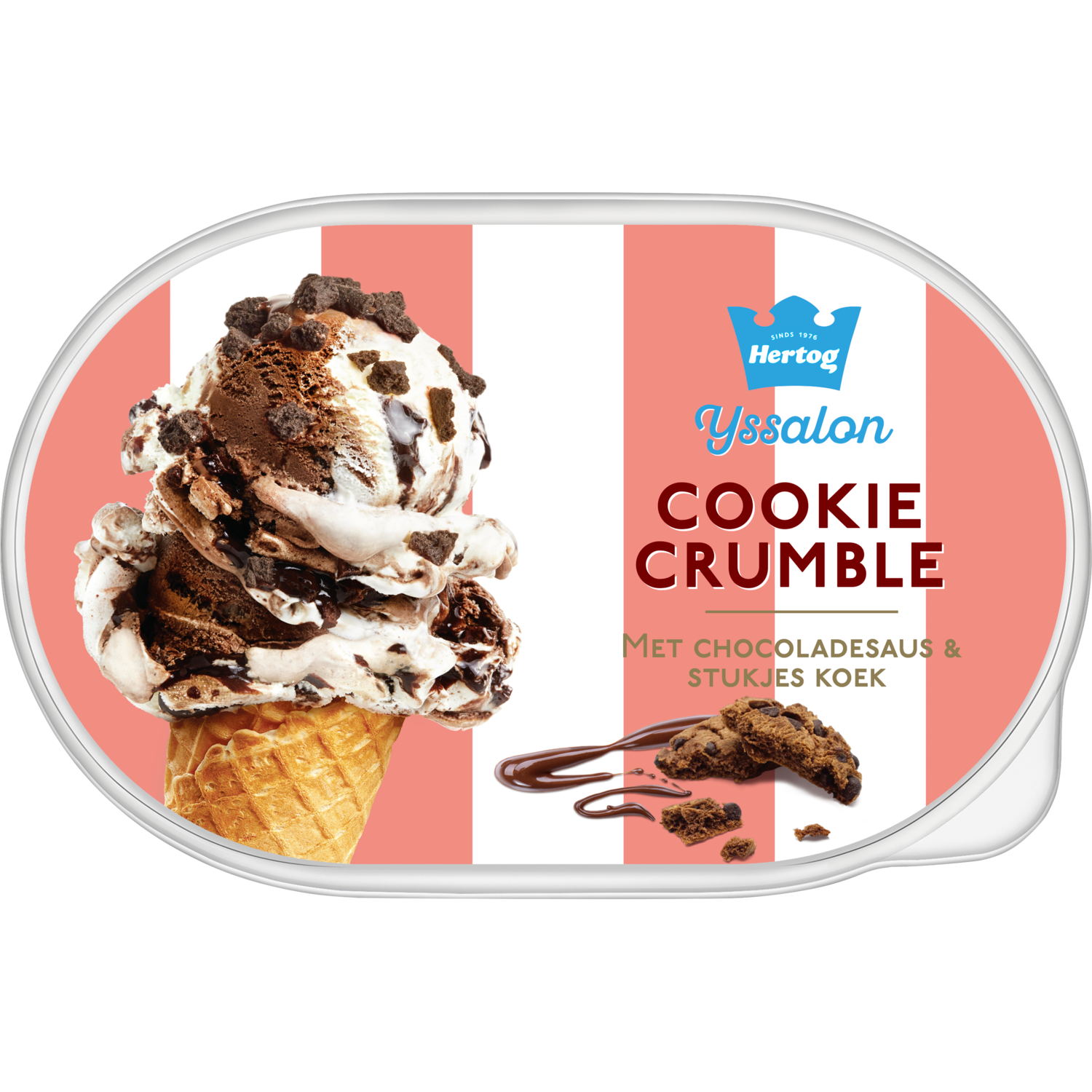 Hertog Ijs cookie crumble