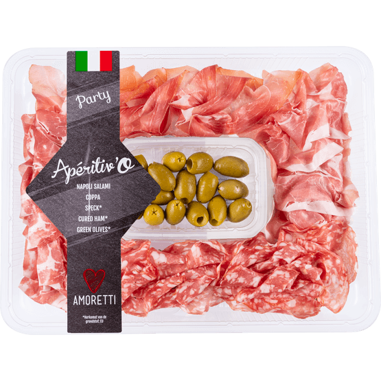 Foto van Aperitivo tapasschotel Amoretti op witte achtergrond