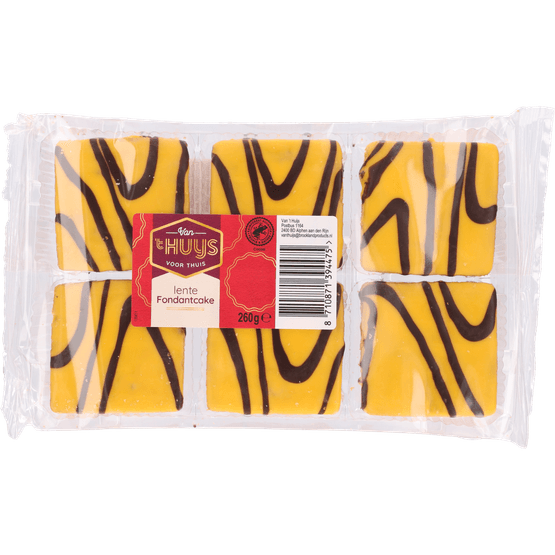 Foto van Van 't Huijs Lente fondantcakejes op witte achtergrond