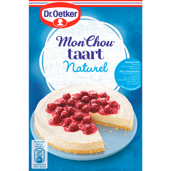 Foto van Dr. Oetker MonChoutaart op witte achtergrond