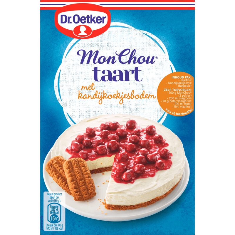 Dr. Oetker MonChoutaart kandijkoekjesbodem bakmix