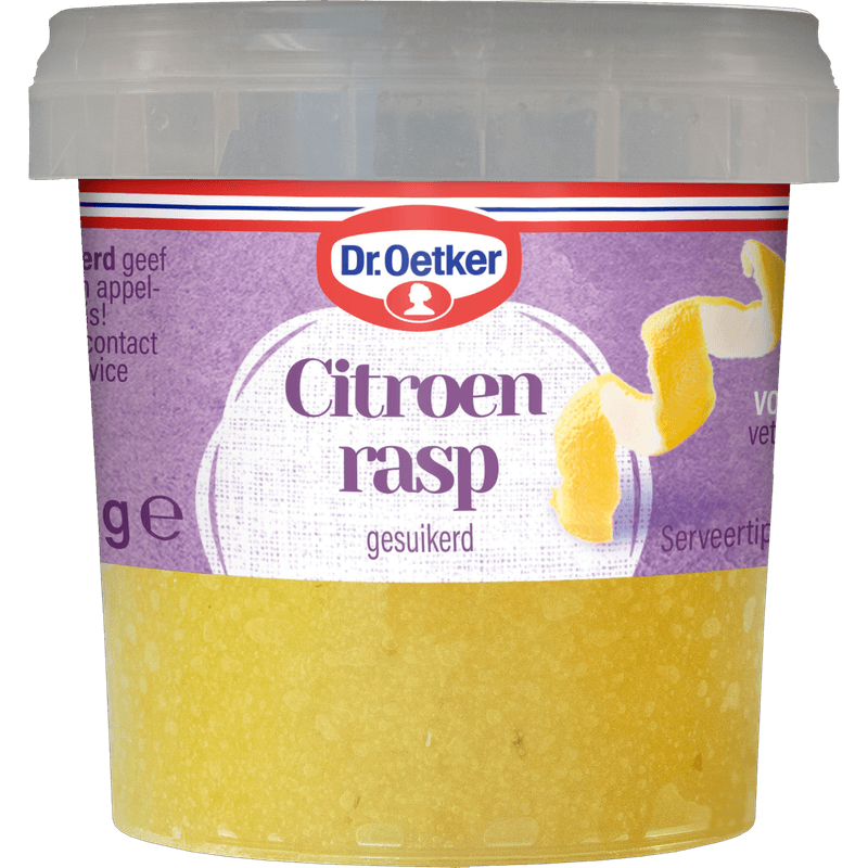 Dr. Oetker Citroenrasp gesuikerd