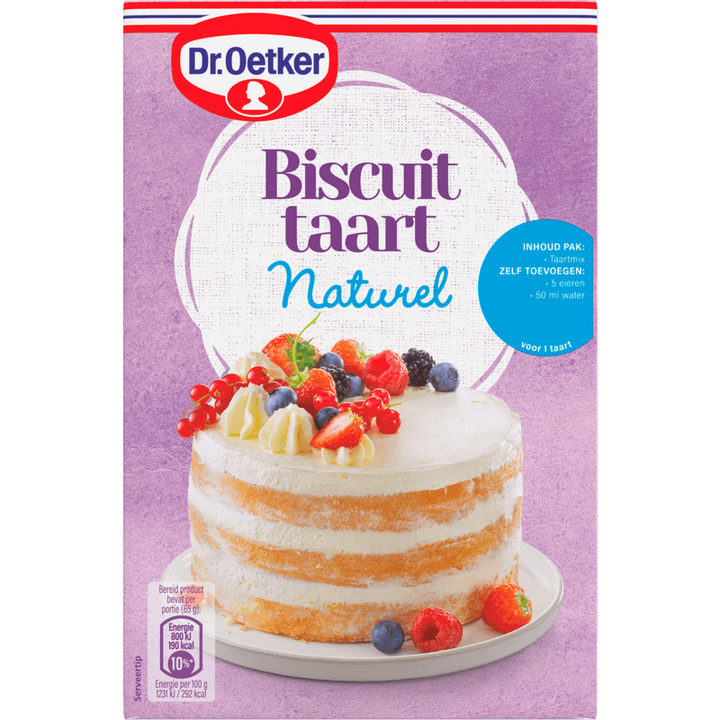 Dr. Oetker Basis biscuittaart bakmix