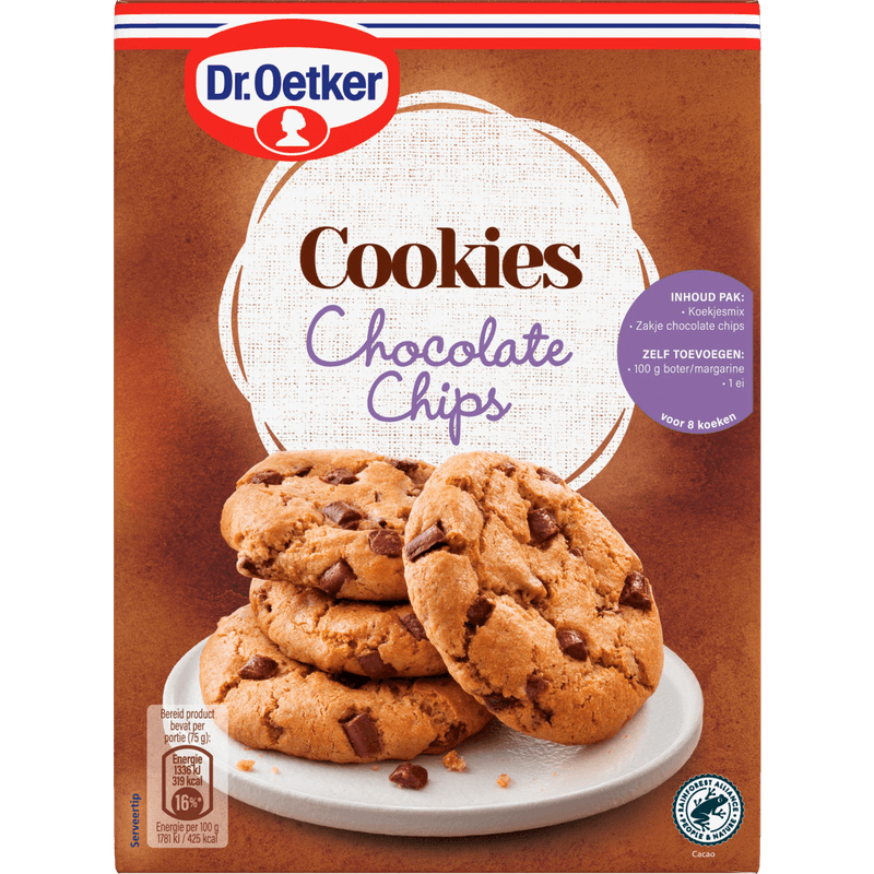Dr. Oetker Chocolate chip cookies bakmix