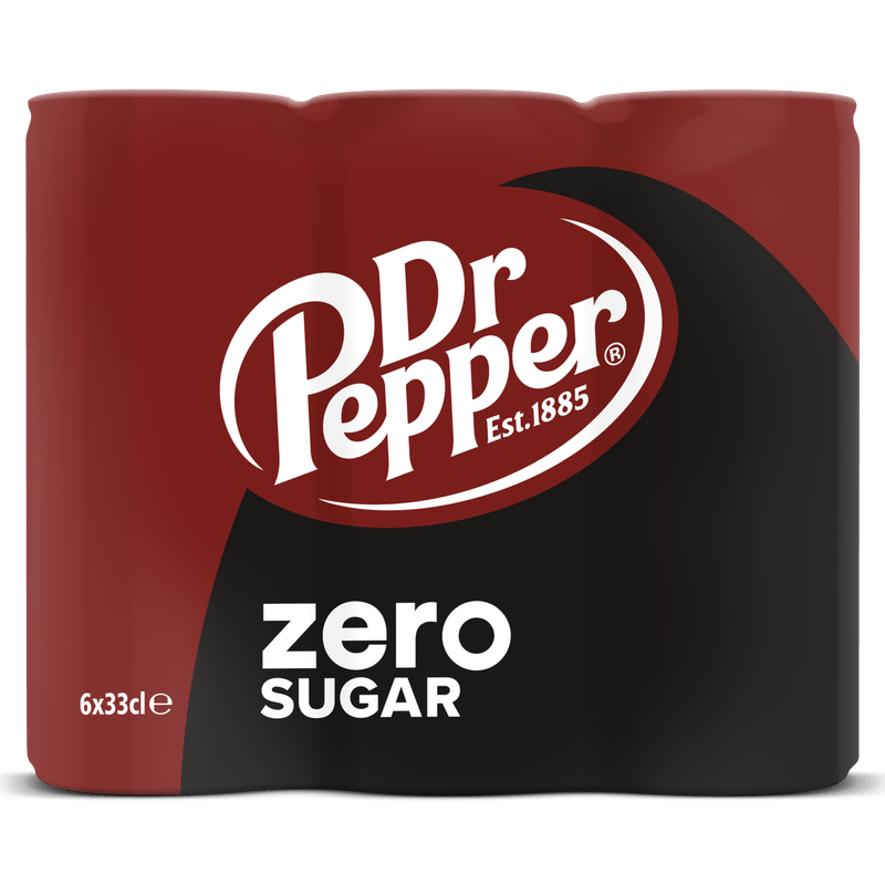 Dr Pepper Regular zero 6x330ml