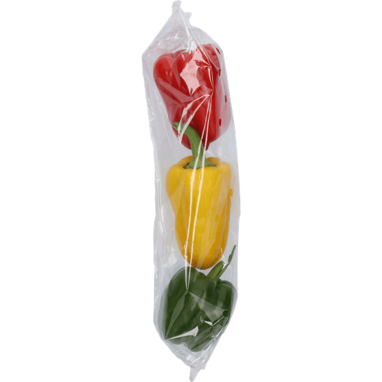 Foto van Paprikamix op witte achtergrond