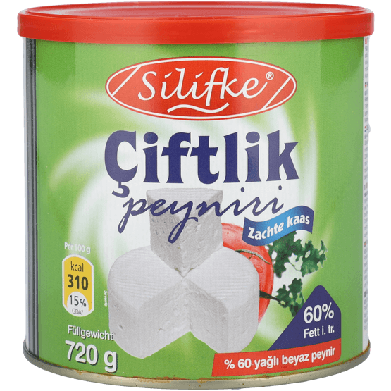 Foto van SILIFKE Witte kaas 60% op witte achtergrond