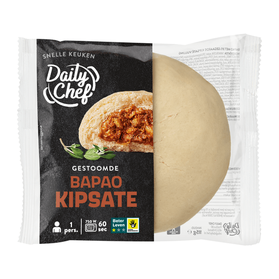 Foto van Daily Chef Bapao kipsate op witte achtergrond