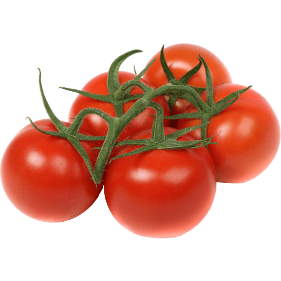 Foto van Trostomaten los op witte achtergrond