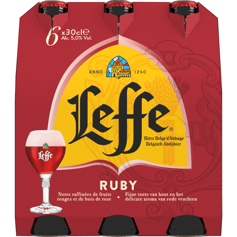 Leffe Ruby Belgisch Abdijbier Fles 330 ml