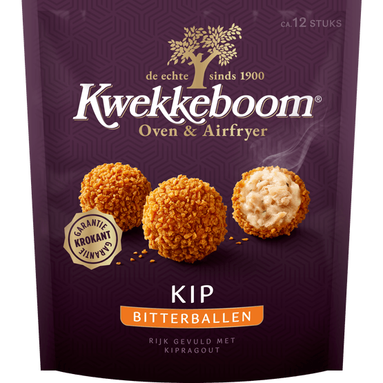 Foto van Kwekkeboom Bitterbal oven kip 12 st. op witte achtergrond