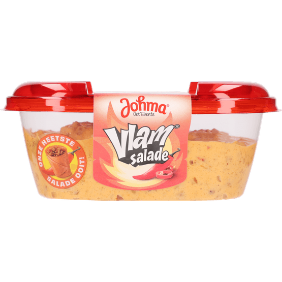 Foto van Johma Salade vlam op witte achtergrond