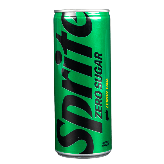 Foto van Sprite Zero op witte achtergrond