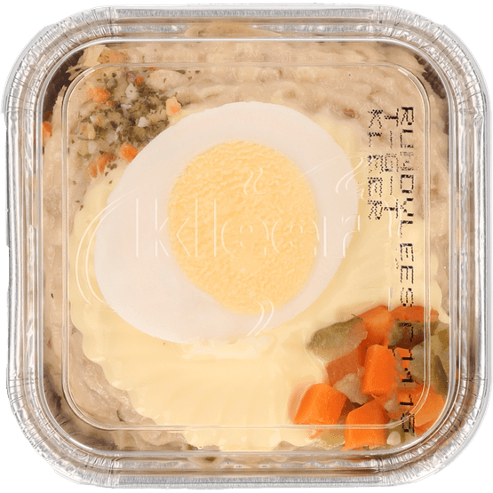 Foto van Kleer Delicatessen Rundvleesslaatje op witte achtergrond