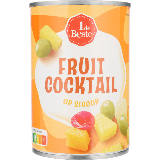 Foto van 1 de Beste Fruitcocktail op witte achtergrond