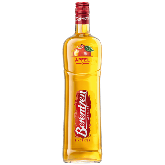 Foto van Berentzen Apfelkorn op witte achtergrond