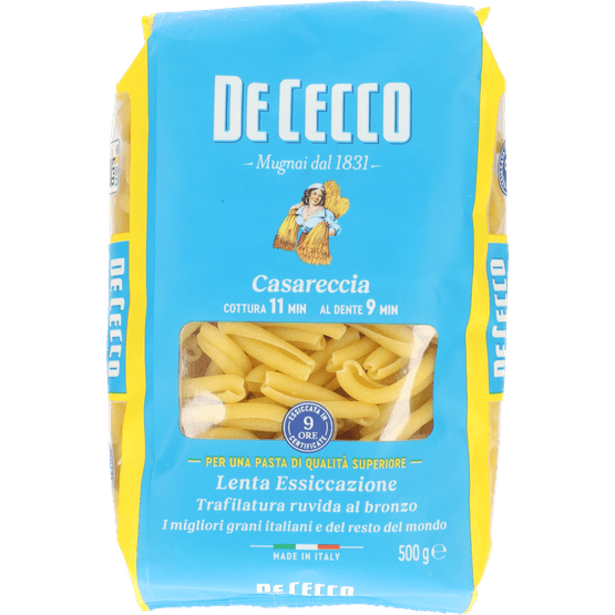 Foto van De Cecco Casareccia op witte achtergrond