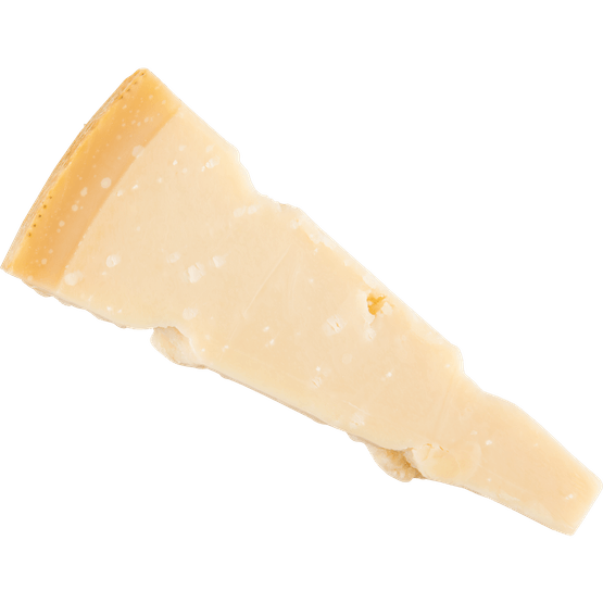 Foto van Bits & Bites Parmigiano reggiano op witte achtergrond