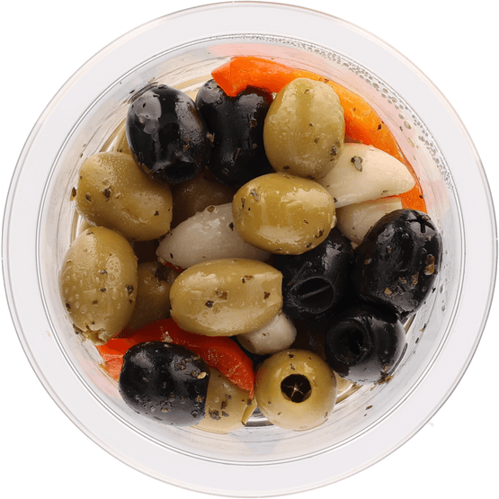 Foto van Bits & Bites Olijven italia mix op witte achtergrond