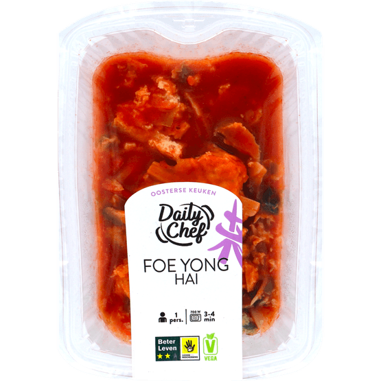 Foto van Daily Chef Foe yong hai op witte achtergrond