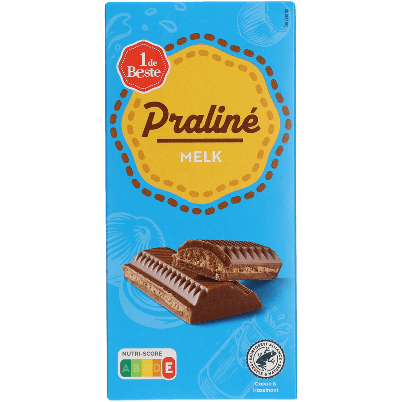 1 De Beste Praline melk bloc
