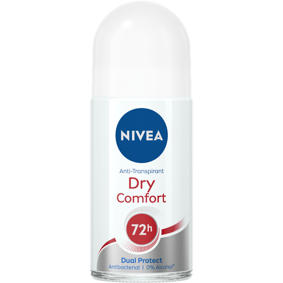 Foto van Nivea Deoroller dry comfort op witte achtergrond