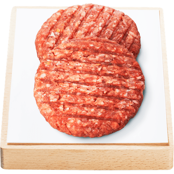 Foto van Vleeschmeesters Actie hamburger griekse stijl 2 stuks op witte achtergrond