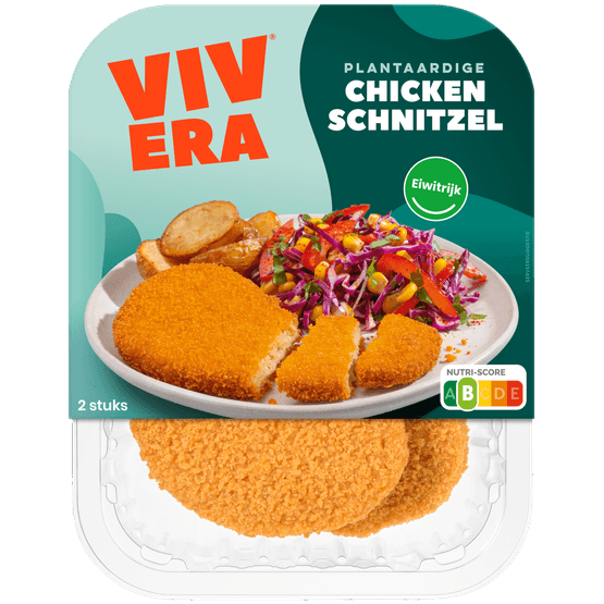 Foto van Vivera Kipschnitzel 2 st. op witte achtergrond