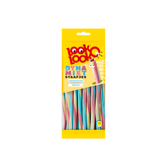 Foto van Look O Look Dynamite sticks rainbow op witte achtergrond