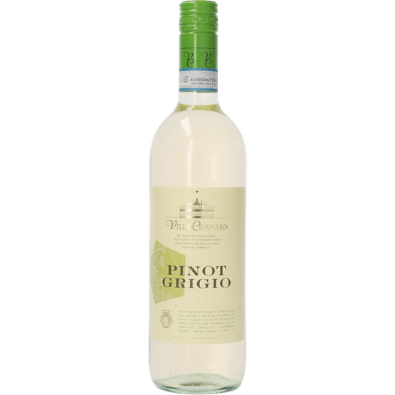 Foto van Villa Cornaro Pinot grigio op witte achtergrond