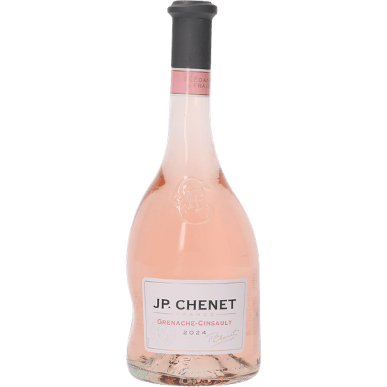 Foto van J.P. Chenet Grenache-cinsault rose op witte achtergrond
