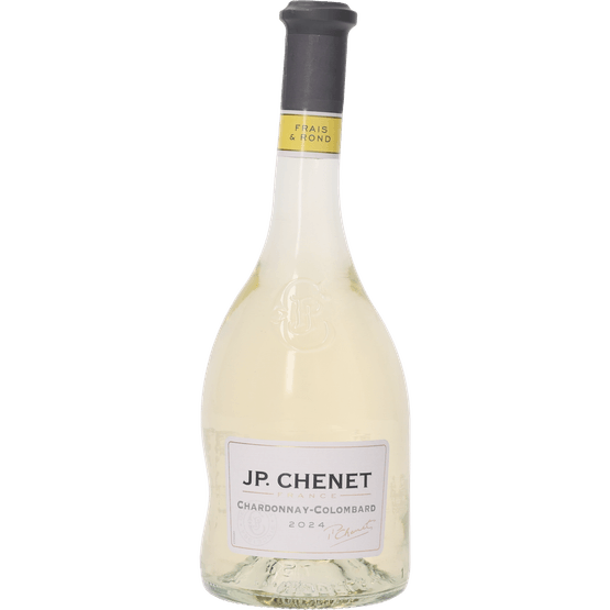 Foto van J.P. Chenet Chardonnay colombard op witte achtergrond