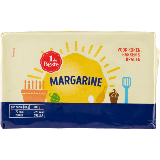 Foto van 1 de Beste Margarine op witte achtergrond