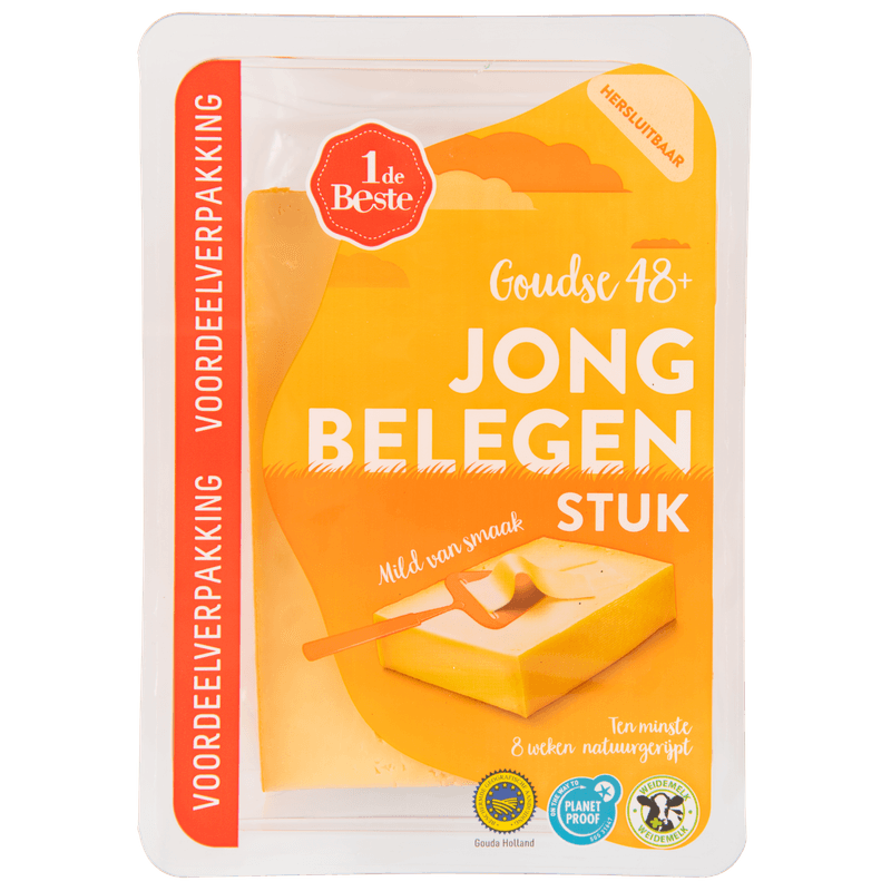 1 De Beste Jong belegen kaas 48+ stuk