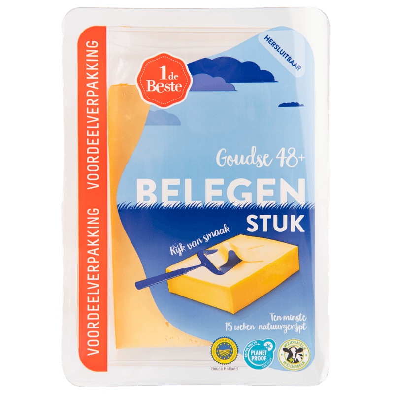 1 De Beste Belegen kaas 48+ stuk