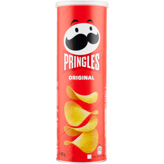 Foto van Pringles Original op witte achtergrond
