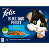 Thumbnail van variant Felix Kattenvoer elke dag feest vis selectie in gelei