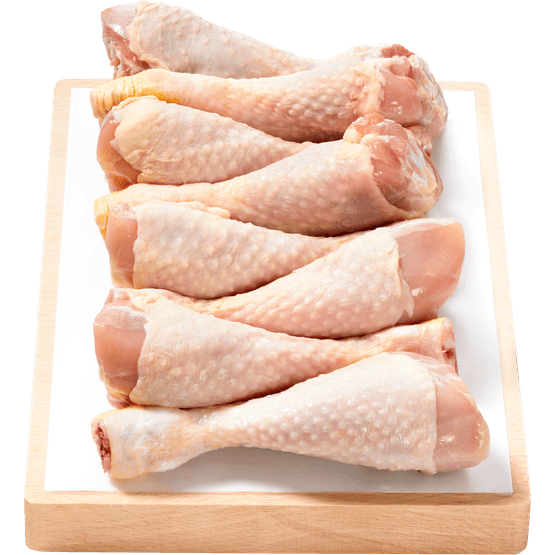 Foto van Vleeschmeesters Kipdrumsticks naturel op witte achtergrond