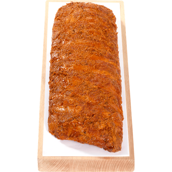 Foto van Vleeschmeesters Sparerib vers souvlaki op witte achtergrond
