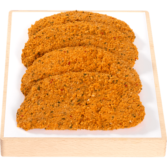 Foto van Vleeschmeesters Gehaktschnitzel hongaars 4 stuks op witte achtergrond