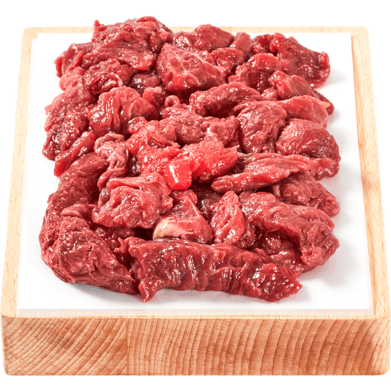 Foto van Vleeschmeesters Runderpoulet 225 gram op witte achtergrond