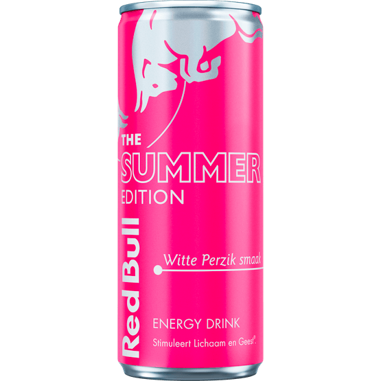 Red Bull Energy drink white peach